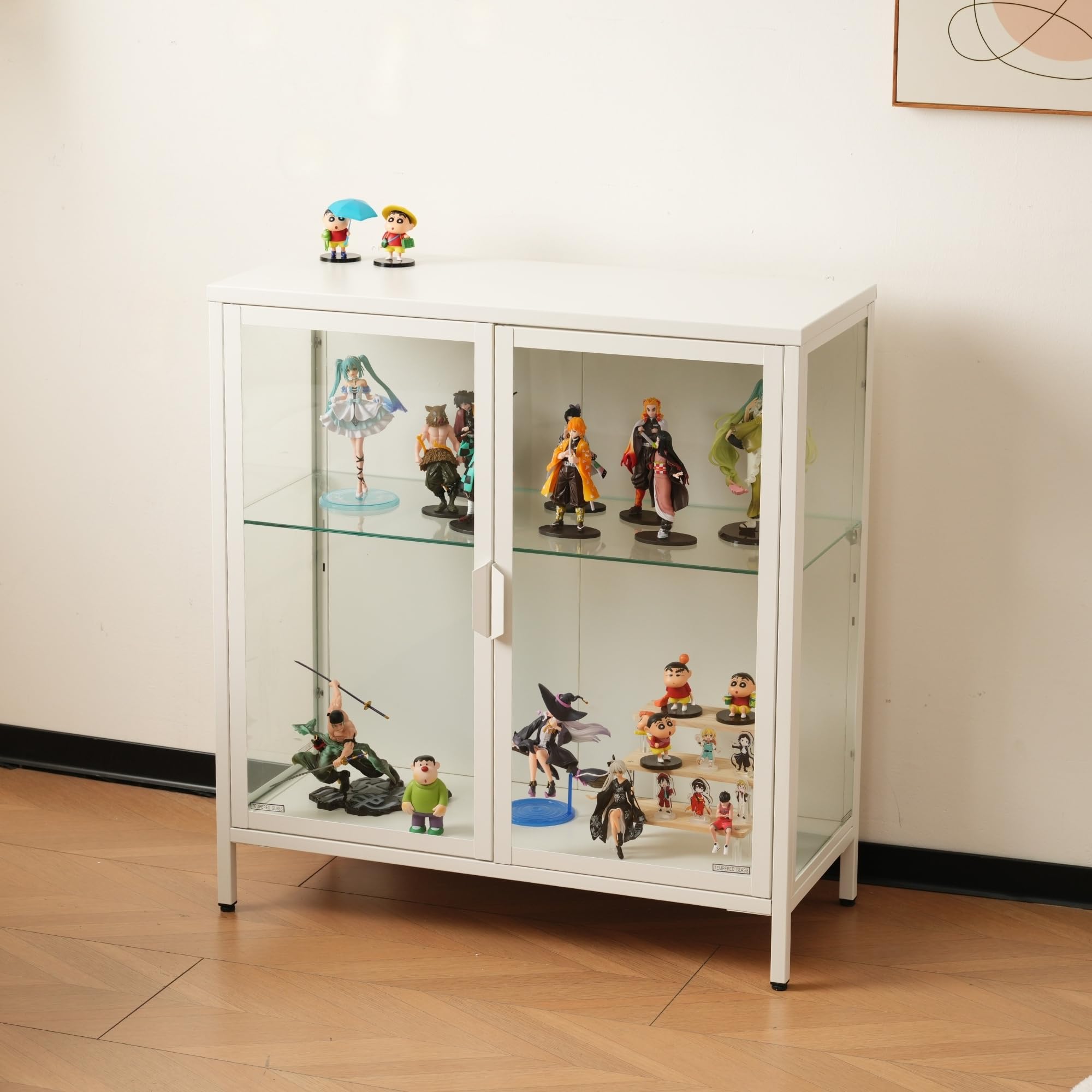 Amazon.co.jp: コレクションケース ガラスキャビネット フィギュア